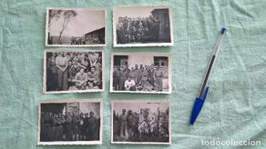 Militaria: Soldados Guerra Civil..6 fotos originales de epoca